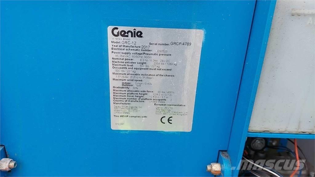 Genie GR12 Kiti keltuvai ir platformos