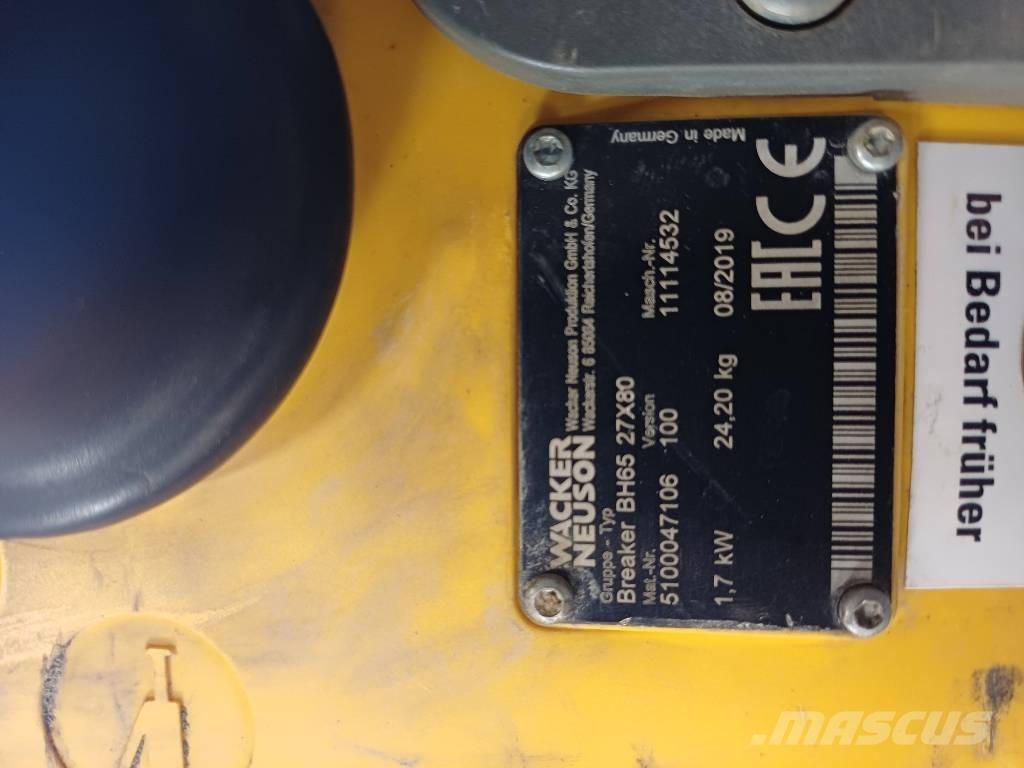 Wacker Neuson BH65 Hidrauliniai kūjai / Trupintuvai