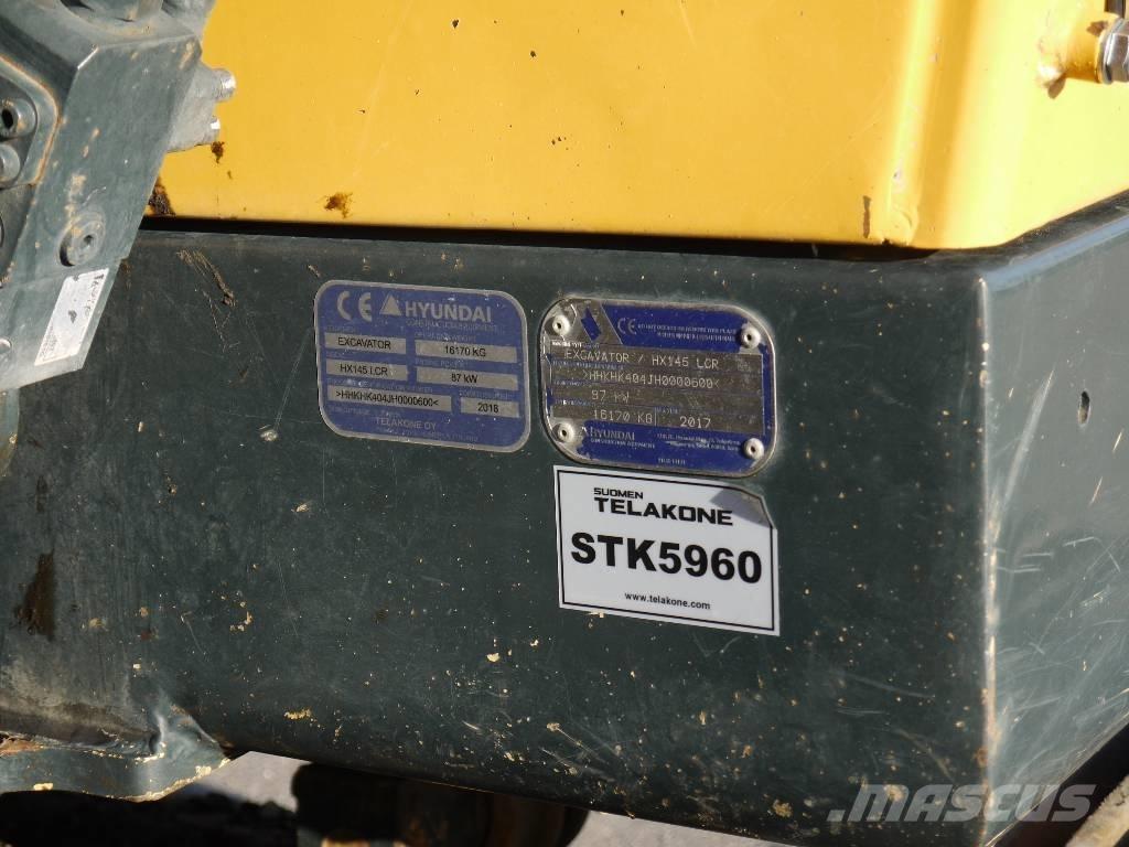Hyundai HX 145 LCRD Vikšriniai ekskavatoriai