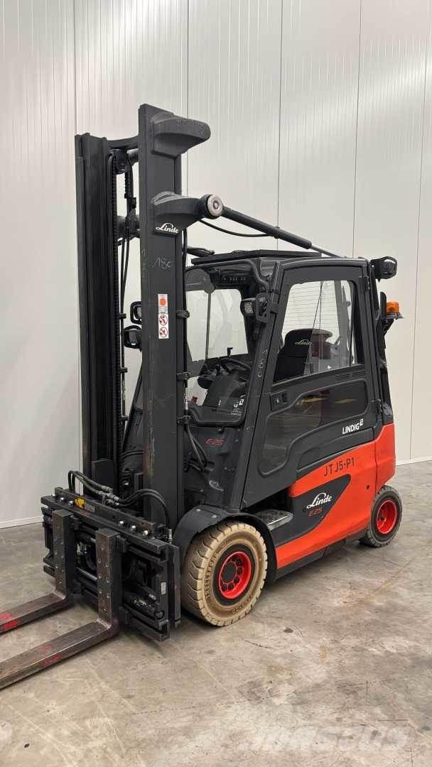 Linde E25 Elektriniai šakiniai krautuvai
