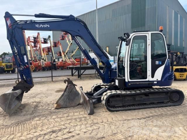 Kubota KX 080-3 Vidutinės galios ekskavatoriai 7-12 t