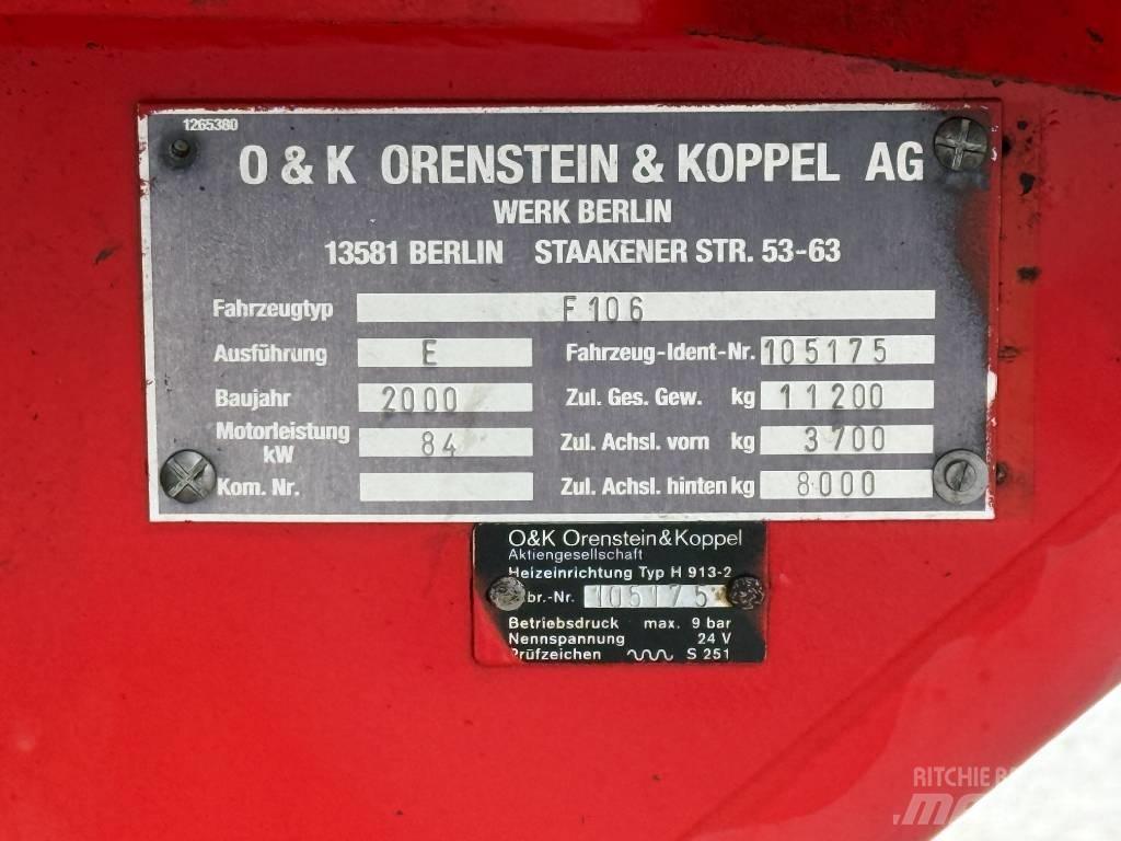 O&K F 106 Greideriai