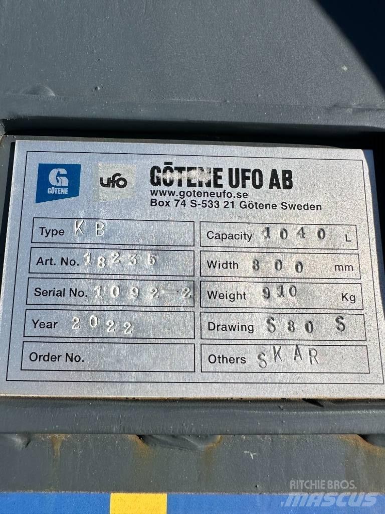 UFO KB-S80 Vikšriniai ekskavatoriai