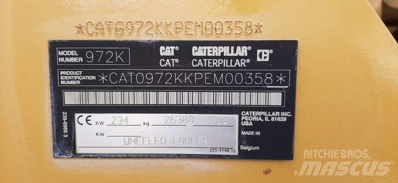 CAT 972K Naudoti ratiniai krautuvai