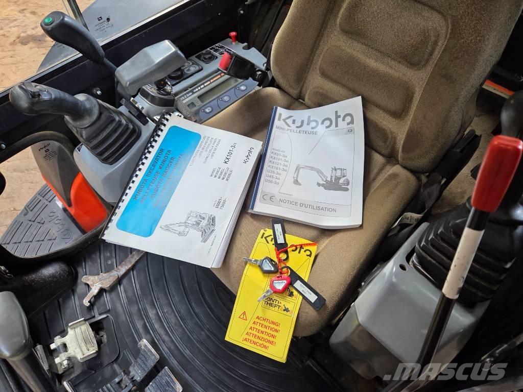 Kubota KX 101-3 A Mini ekskavatoriai < 7 t