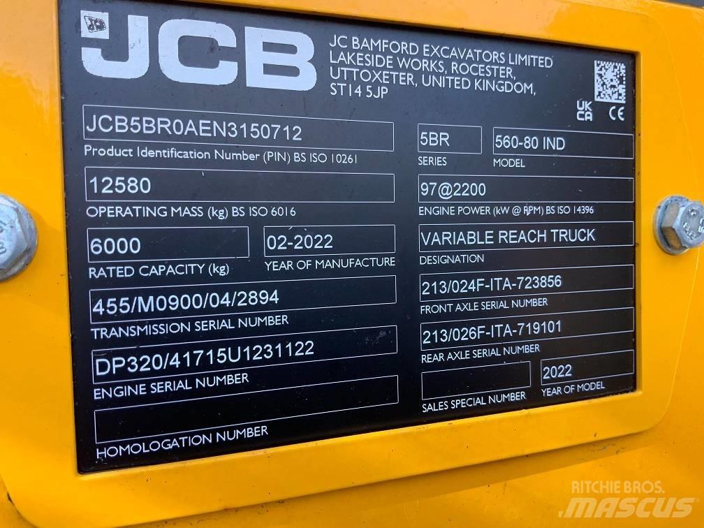 JCB 560-80 Teleskopiniai krautuvai