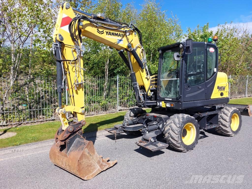 Yanmar B95W Ratiniai ekskavatoriai