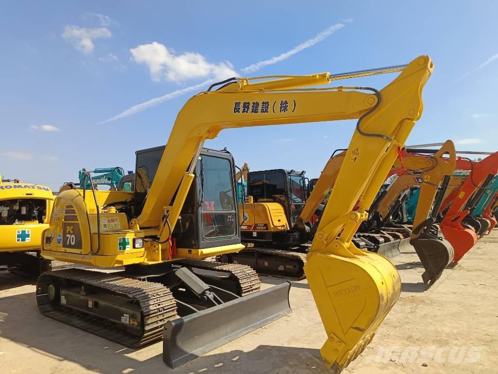 Komatsu PC 70 Vikšriniai ekskavatoriai