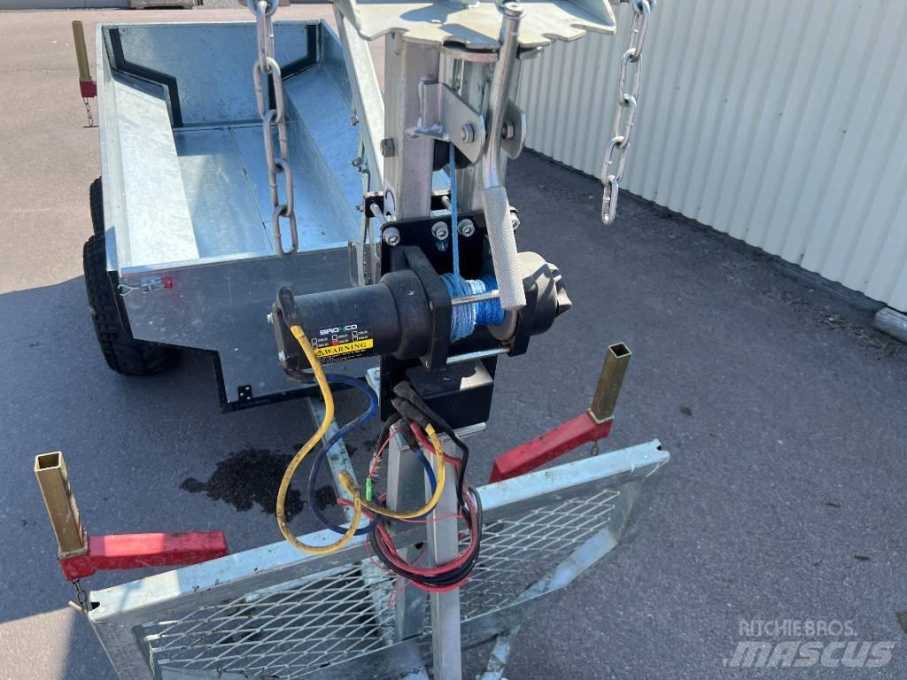ATV Vagn Med kran Naudoti priedai