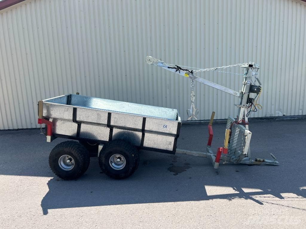 ATV Vagn Med kran Naudoti priedai