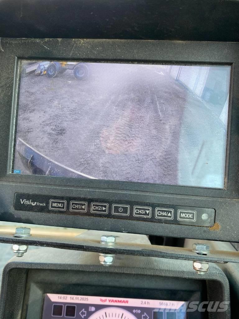 Yanmar B 95 W Ratiniai ekskavatoriai