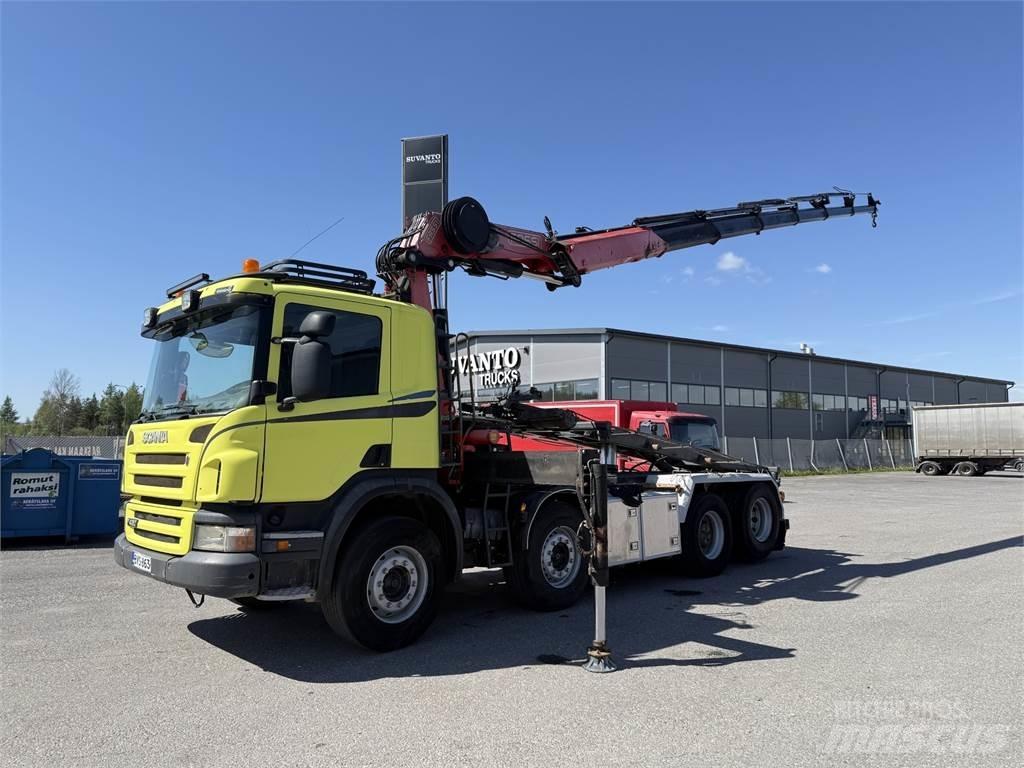 Scania P420 8X2 Automobiliniai kranai