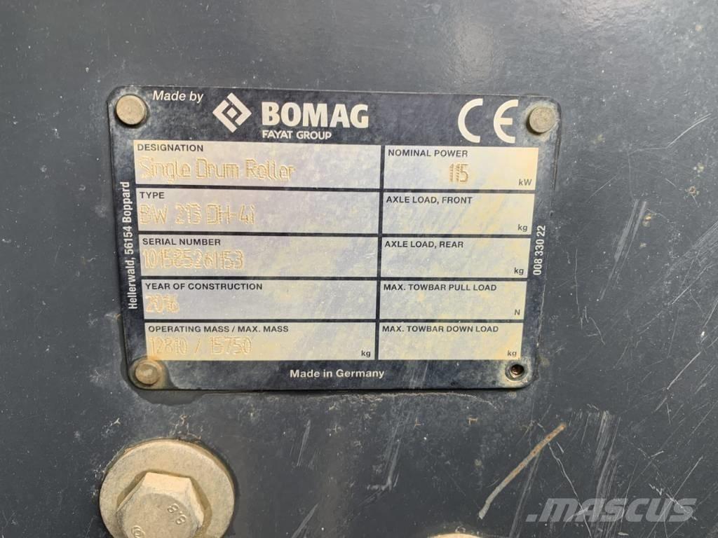 Bomag BW 213 D H-4 i Gruntiniai volai