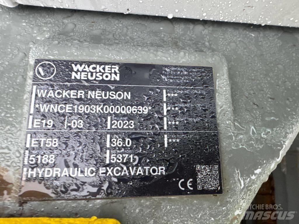 Wacker Neuson ET58 Vikšriniai ekskavatoriai