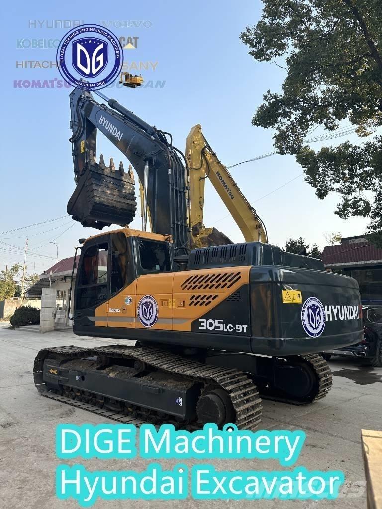 Hyundai 305LC-9T Vikšriniai ekskavatoriai