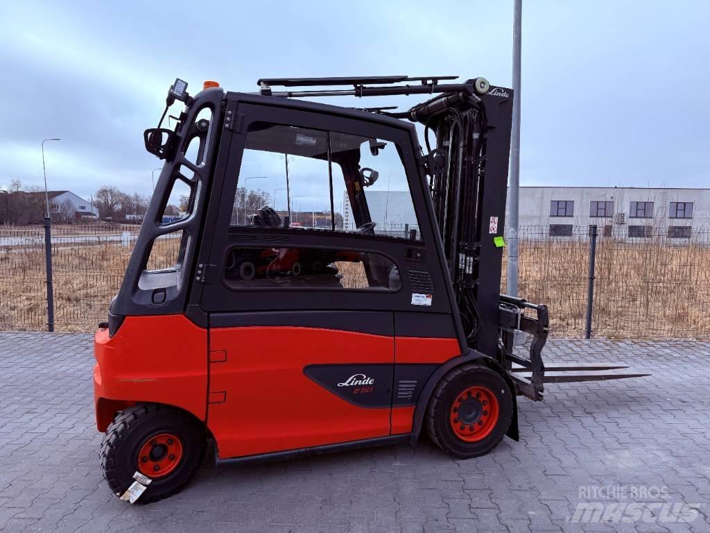 Linde E50/600HL/388 Elektriniai šakiniai krautuvai