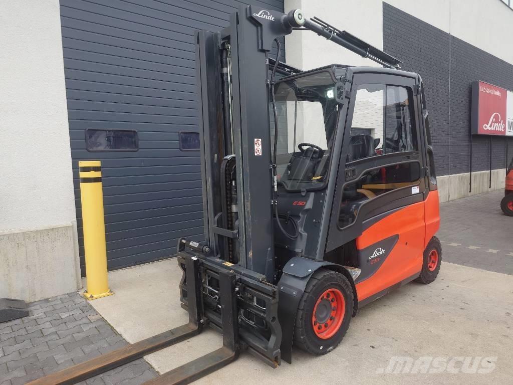 Linde E50/600HL/388 Elektriniai šakiniai krautuvai