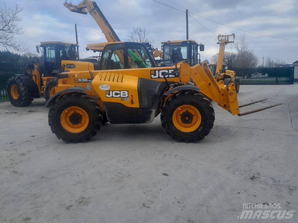 JCB 536-60 Teleskopiniai krautuvai žemės ūkiui