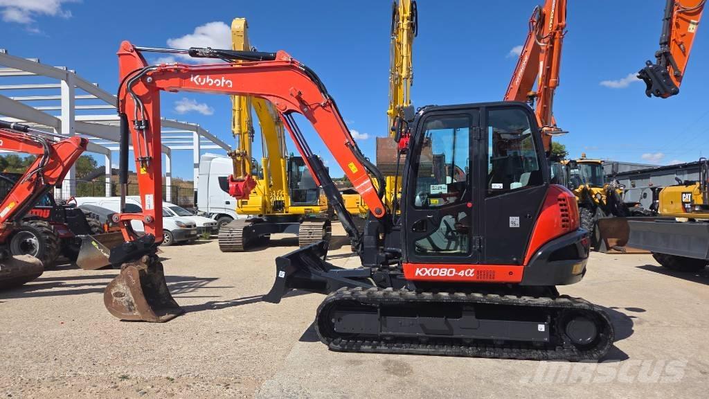 Kubota KX 080-4 Vidutinės galios ekskavatoriai 7-12 t