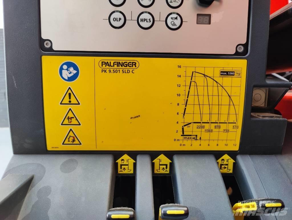 Palfinger PK 9501 Keltuvai-krautuvai