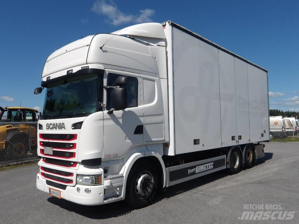Scania R490 6x2 Sunkvežimiai su dengtu kėbulu