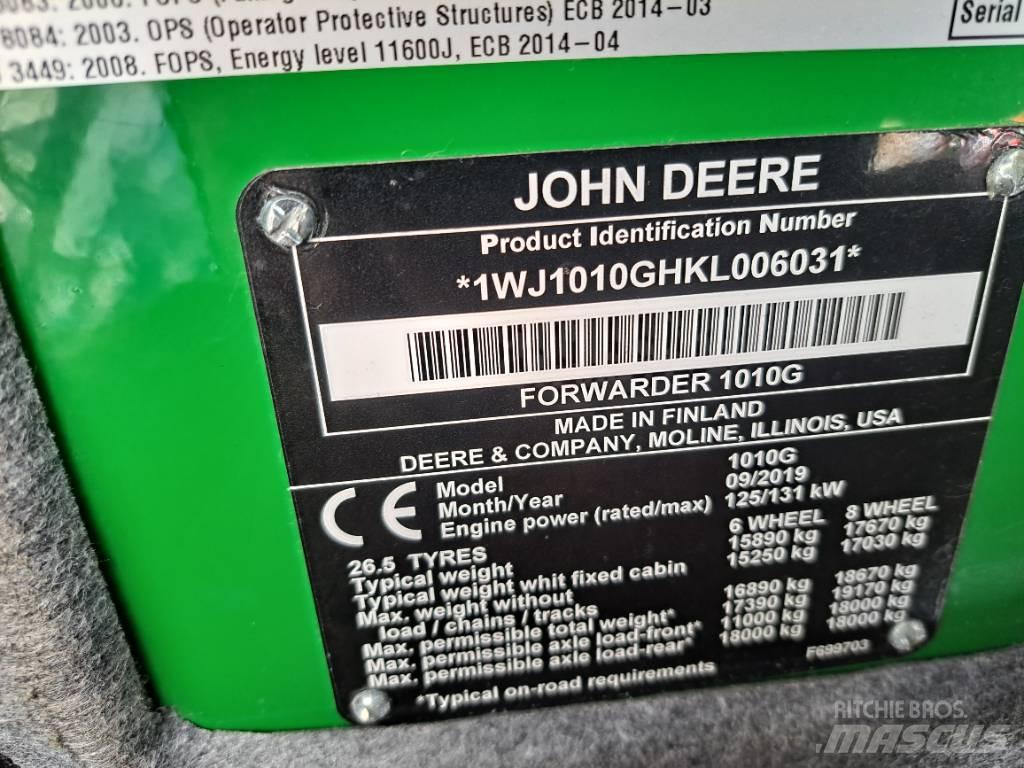 John Deere 1010G Naudoti miškovežiai (Forvarderiai)