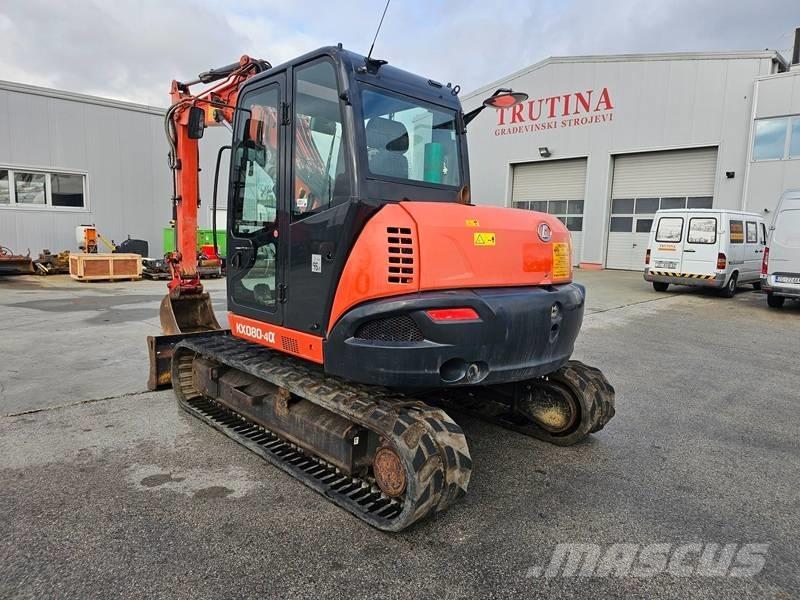 Kubota KX 080-4 Vidutinės galios ekskavatoriai 7-12 t
