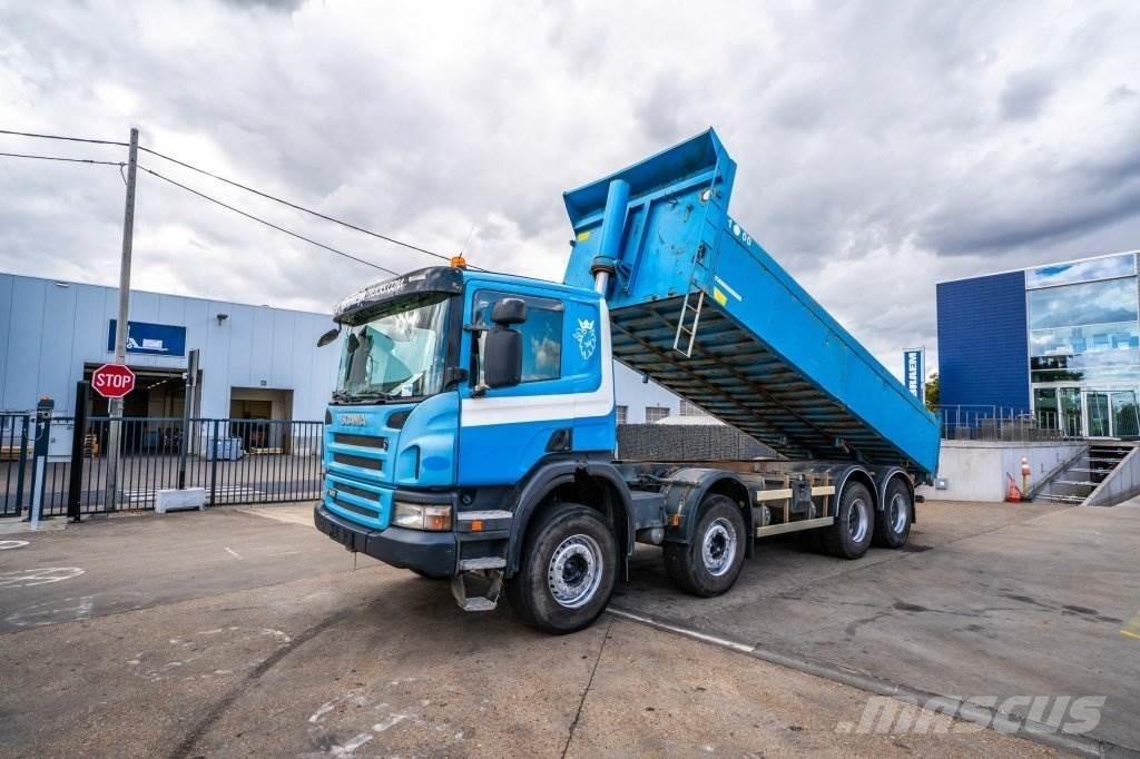 Scania P380 Savivarčių priekabų vilkikai