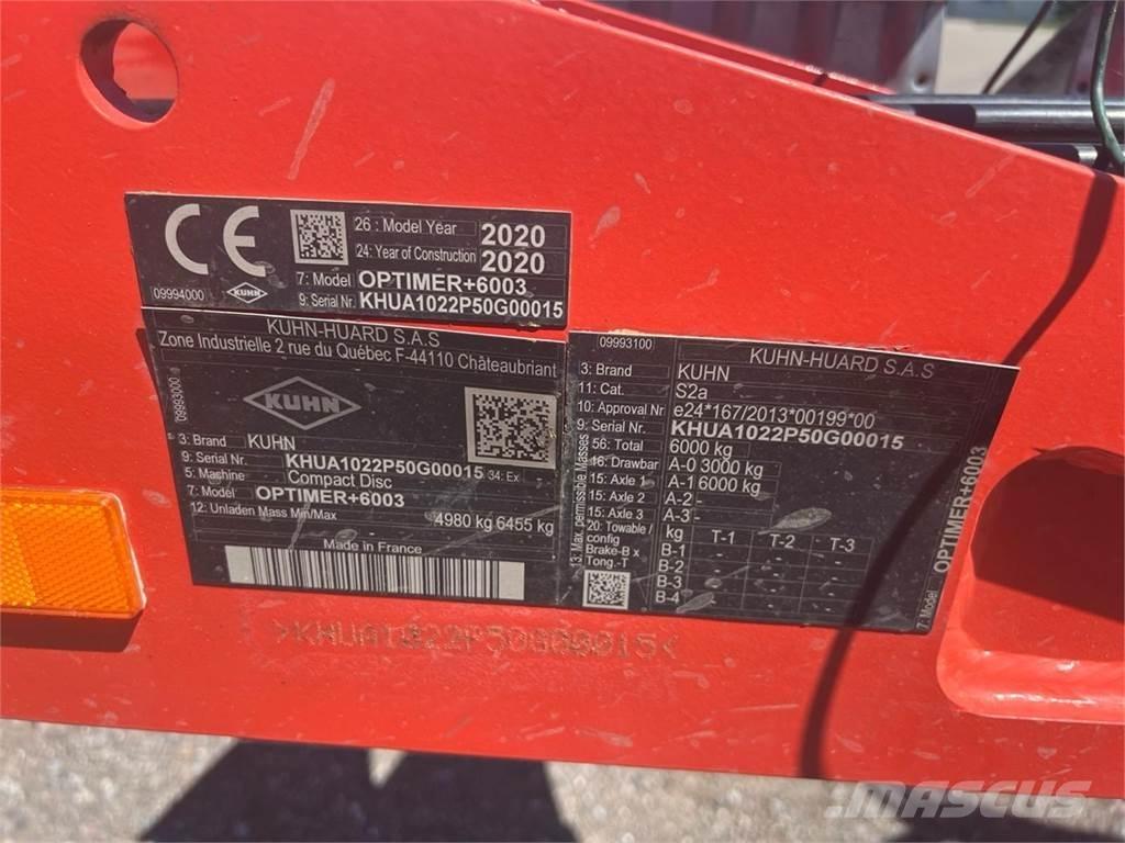 Kuhn Optimer + 6003 Žemės ūkis - Kita