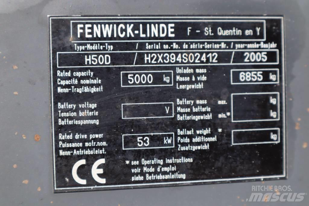 Linde H50D 5000 Kg Dyzeliniai krautuvai