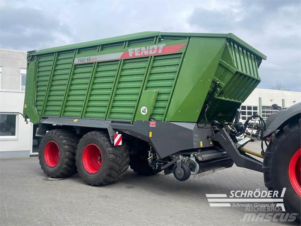 Fendt TIGO 65 XR Savikrovės priekabos