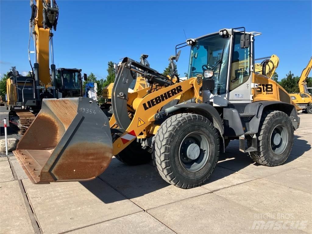 Liebherr L518 Naudoti ratiniai krautuvai