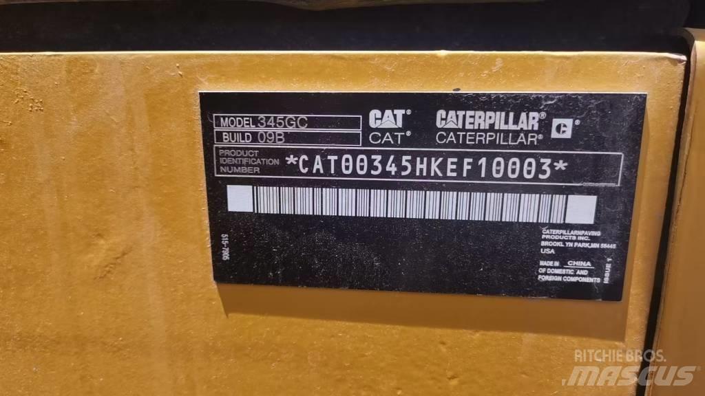 CAT 345 Vikšriniai ekskavatoriai