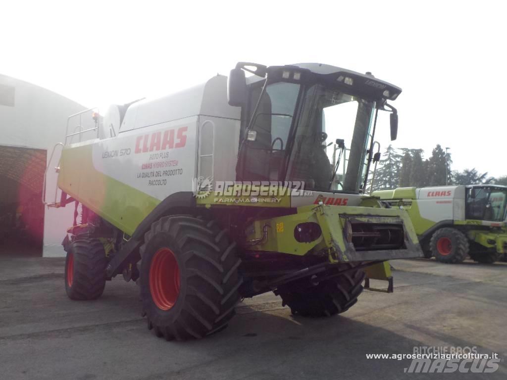 CLAAS LEXION 570 Derliaus nuėmimo kombainai