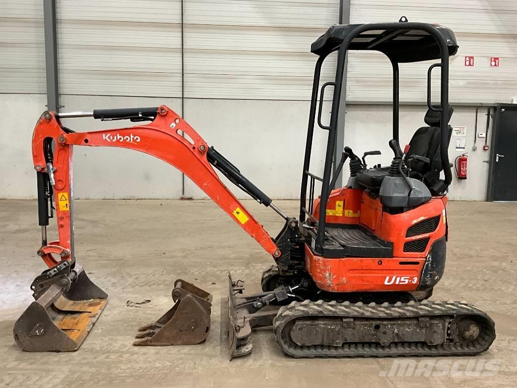 Kubota U 15-3 Mini ekskavatoriai < 7 t