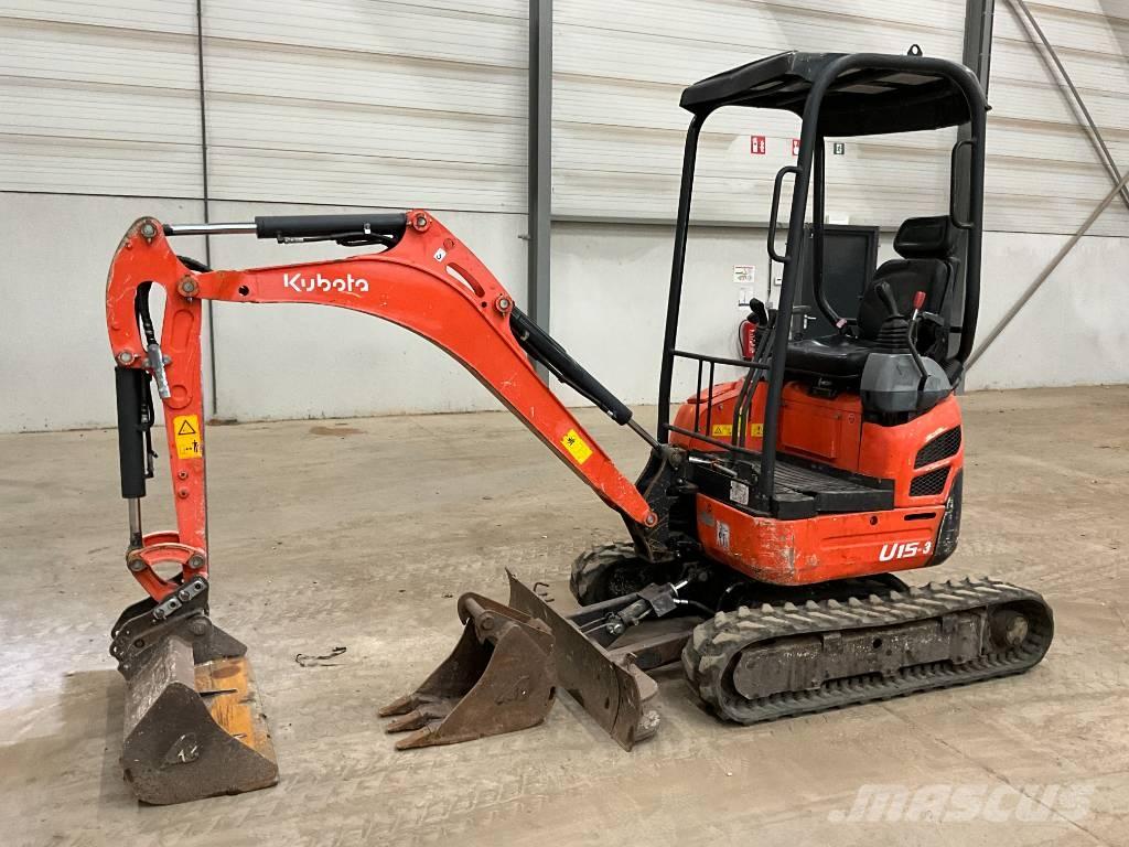 Kubota U 15-3 Mini ekskavatoriai < 7 t