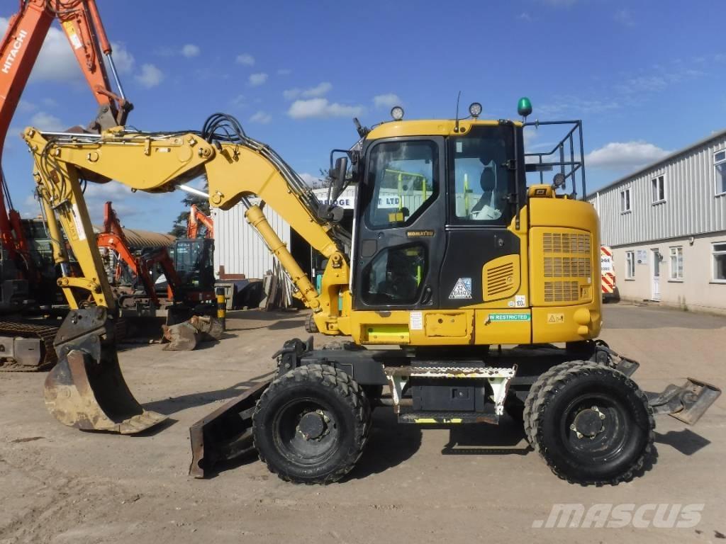 Komatsu PW118MR-11 Ratiniai ekskavatoriai