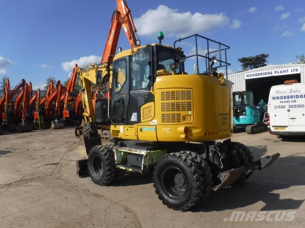 Komatsu PW118MR-11 Ratiniai ekskavatoriai