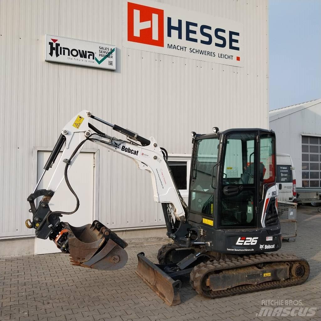 Bobcat E 26 Kabine Mini ekskavatoriai < 7 t