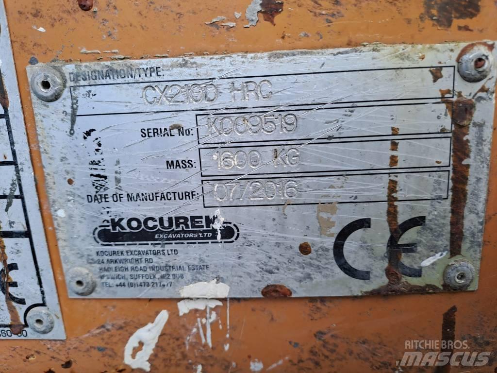 CASE CX 210 D Vikšriniai ekskavatoriai