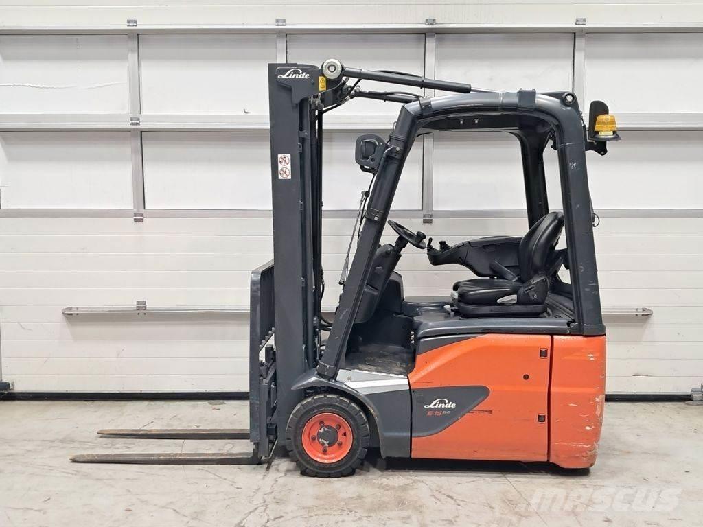 Linde E15-02 Elektriniai šakiniai krautuvai