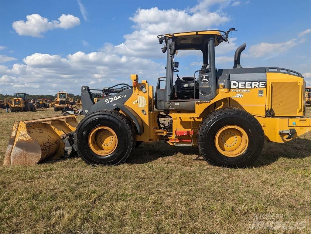 John Deere 524KII Naudoti ratiniai krautuvai