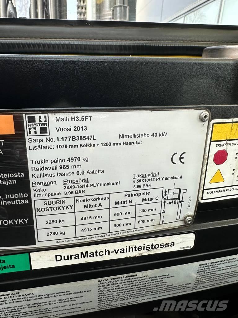 Hyster H 35 FT Dyzeliniai krautuvai