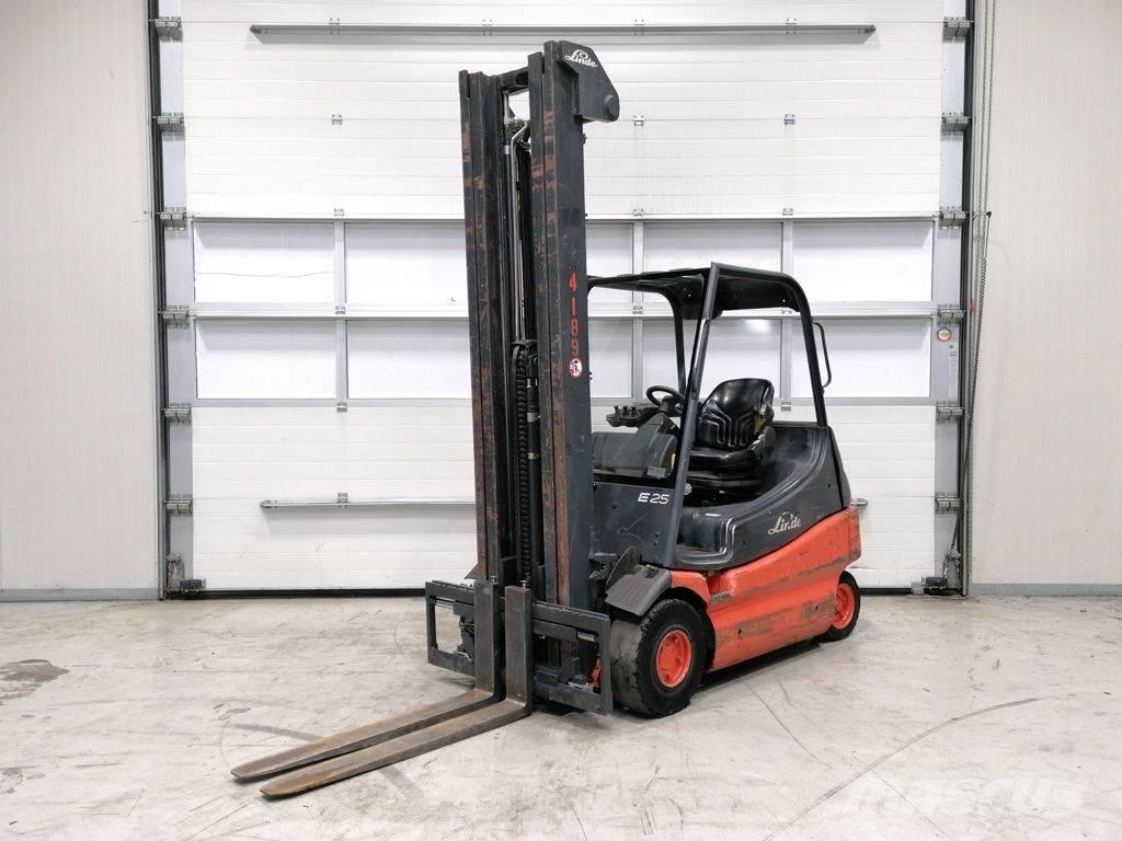 Linde E25-02 Elektriniai šakiniai krautuvai