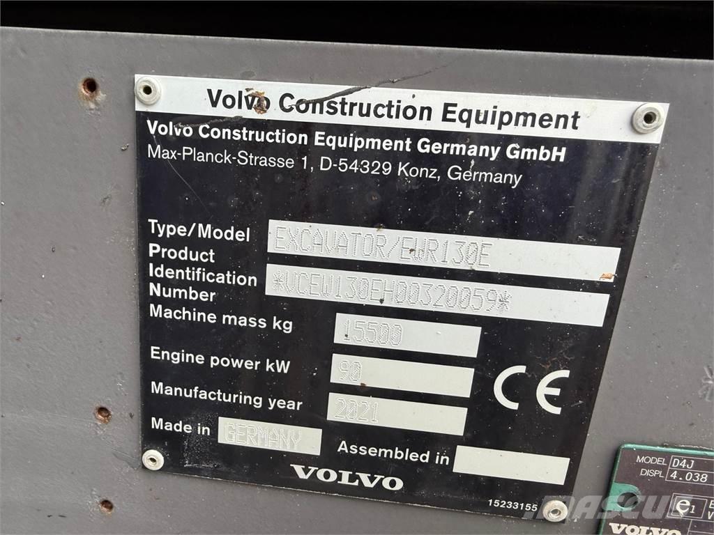 Volvo EWR130E Ratiniai ekskavatoriai