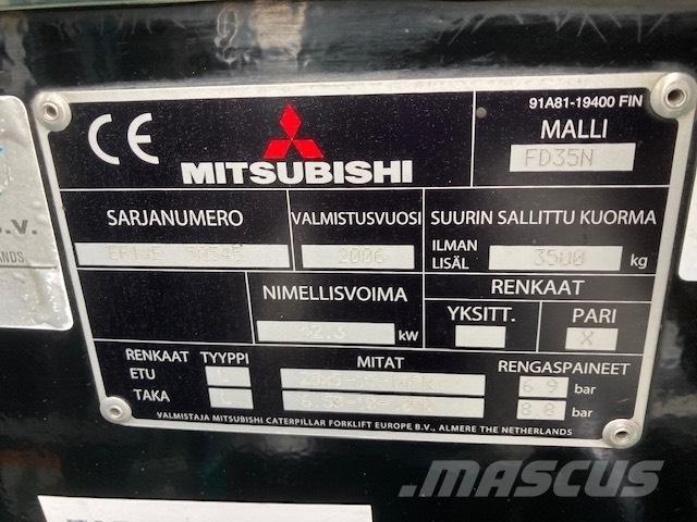 Mitsubishi FD35N Dyzeliniai krautuvai