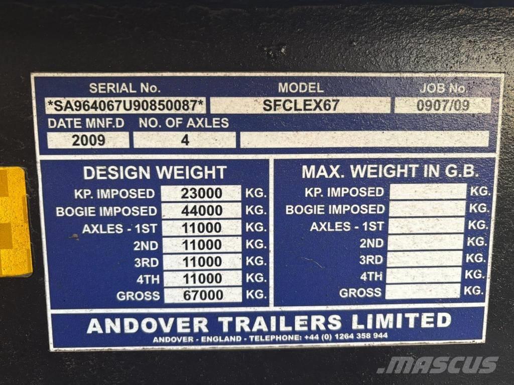 Andover SFCLEX 67 Mažų aukščių krautuvai