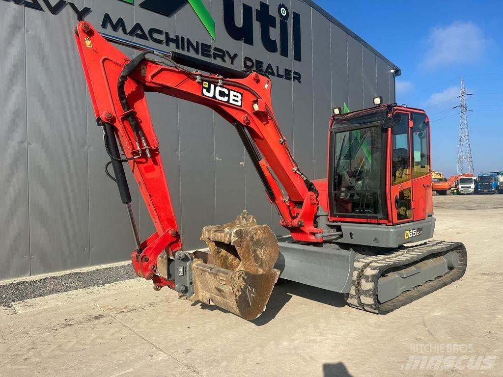 JCB 85Z Excavator Vidutinės galios ekskavatoriai 7-12 t
