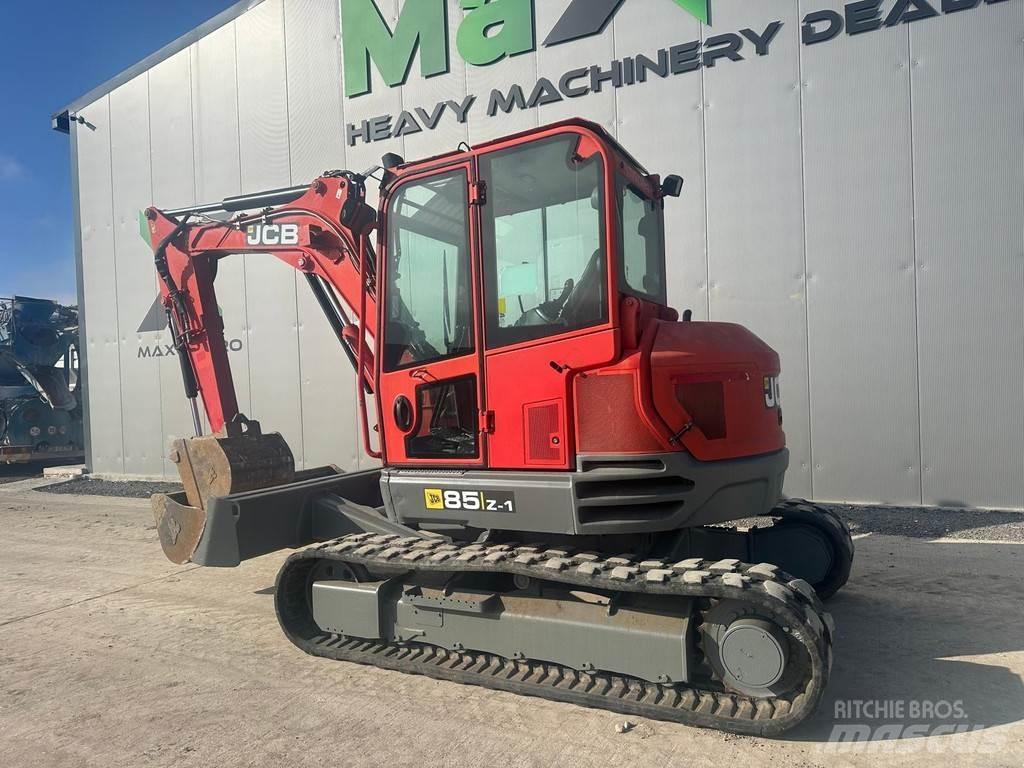 JCB 85Z Excavator Vidutinės galios ekskavatoriai 7-12 t