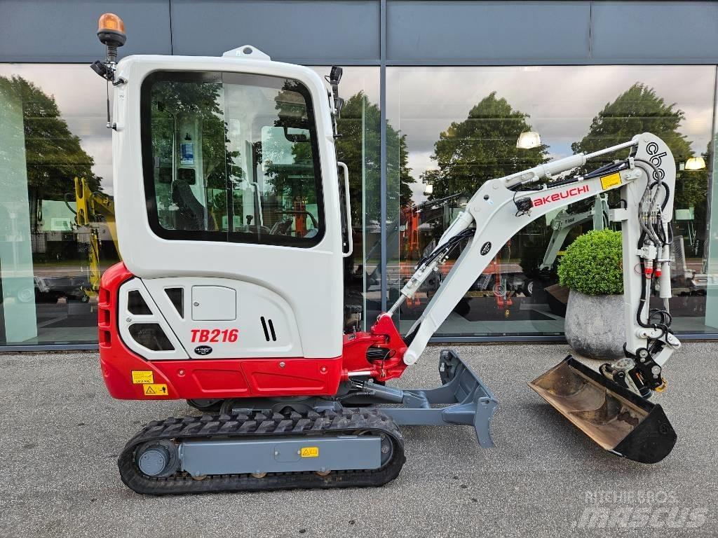 Takeuchi TB 216 Mini ekskavatoriai < 7 t